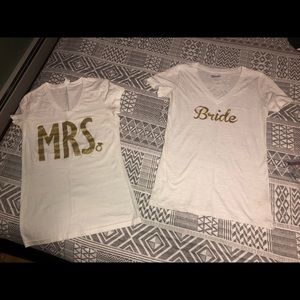 Bride & Mrs. 💍 T-Shirts
